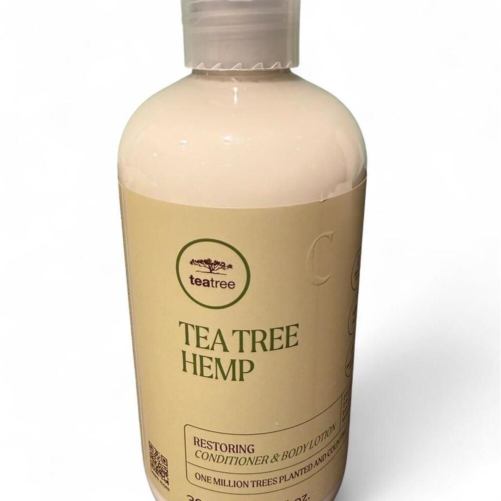 Teatree Tea Tree Hemp Restoring Conditioner & Body Lotion 300ml NEW